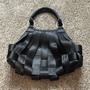 Rare Harvey seatbelt tote purse free wallet